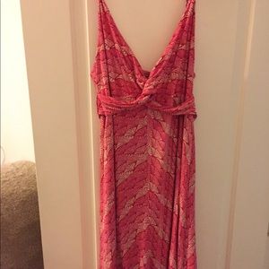 Banana Republic Knot Front Jersey Tank Dress